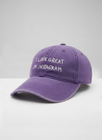 I Look Great On Intstagram purple