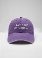 I Look Great On Intstagram purple