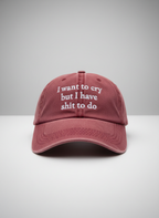 I Want To Cry But I Have Shit To Do