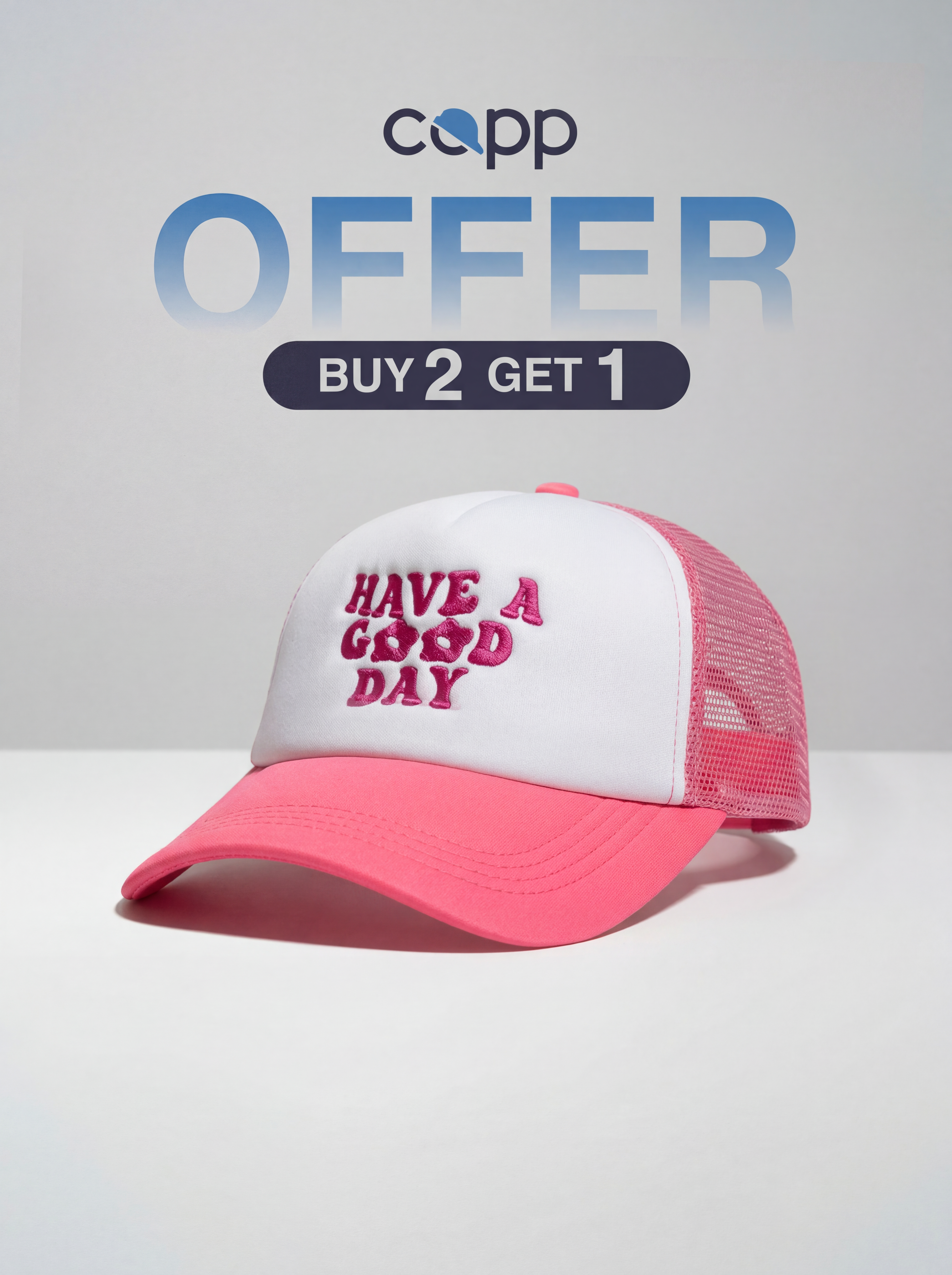 Have a good day Trucker - Pink