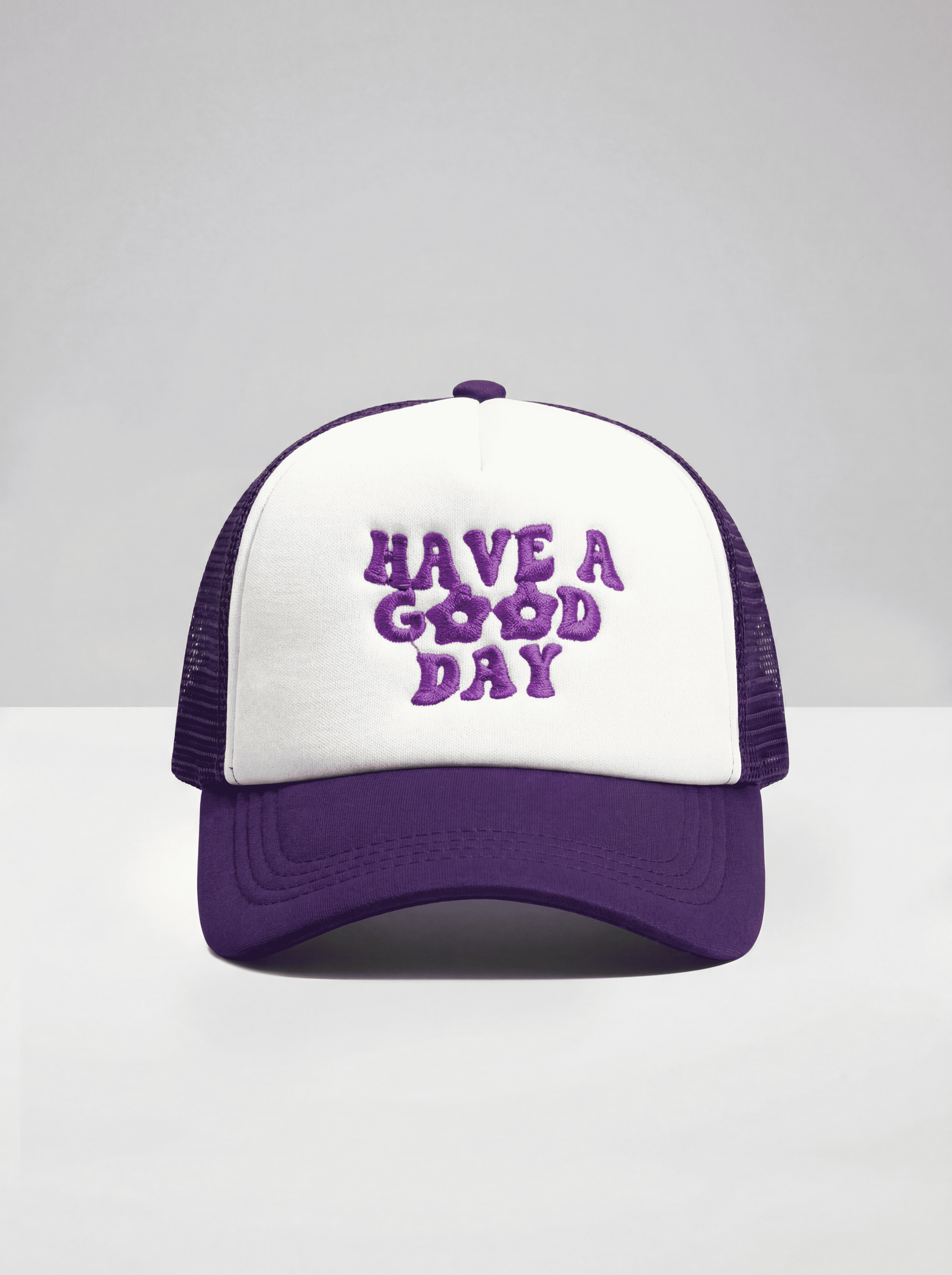 Have a good day Trucker  - purple