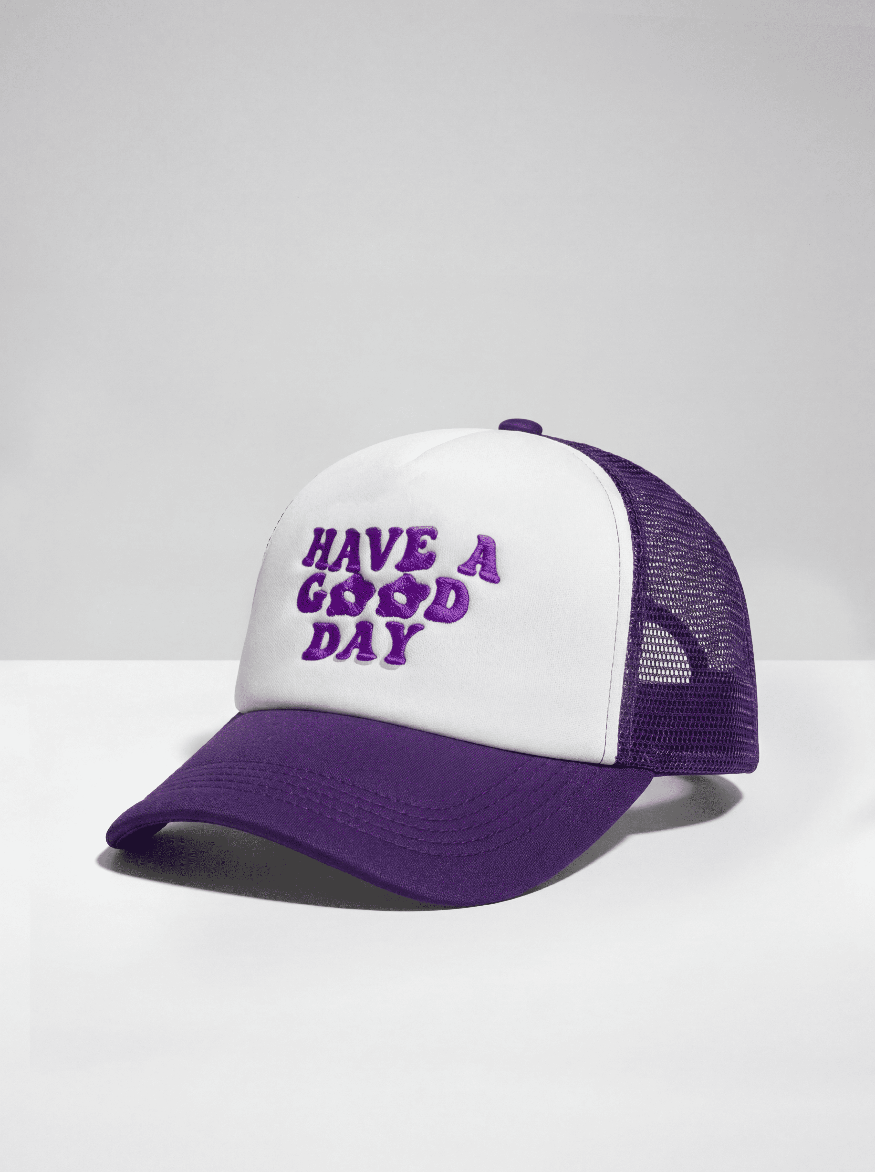 Have a good day Trucker  - purple