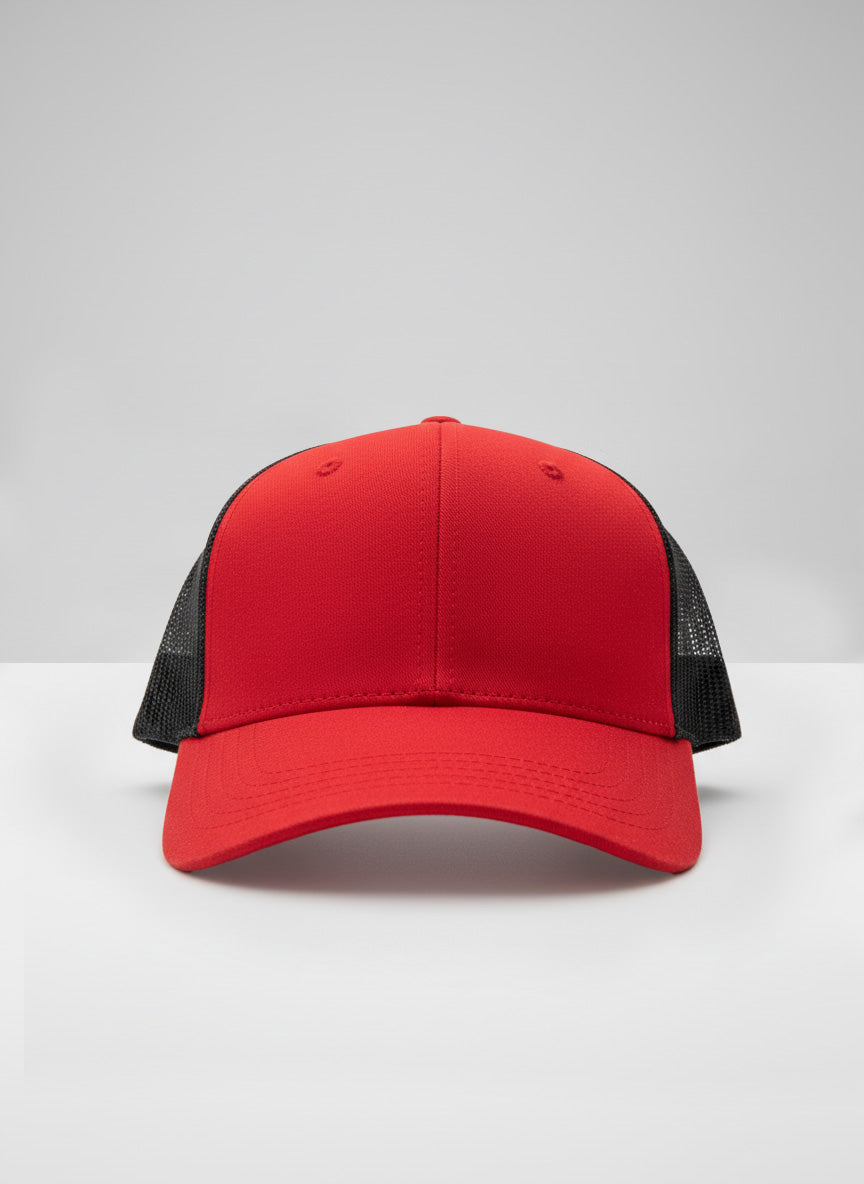 Red X Black Cap