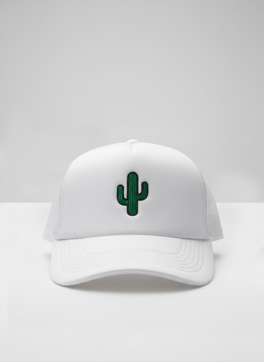 Cactus (WHITE) Trucker Cap