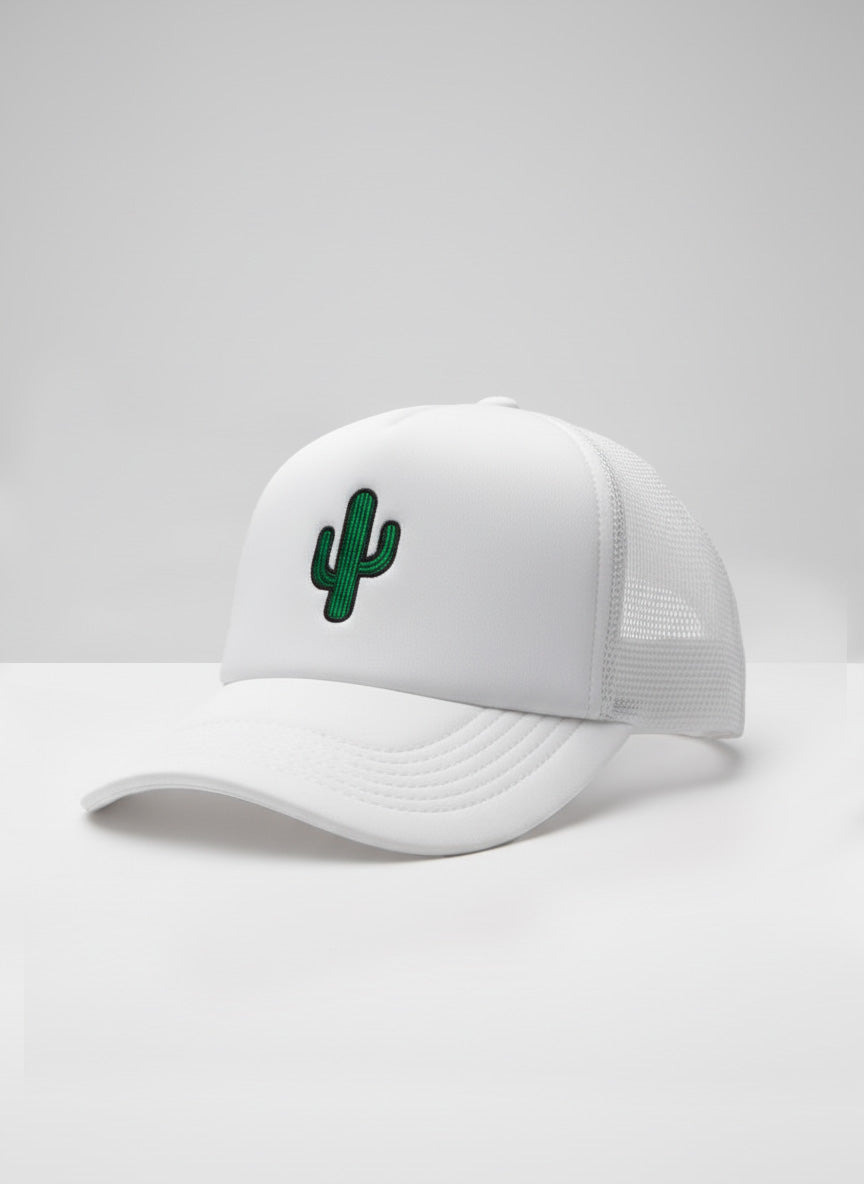 Cactus (WHITE) Trucker Cap