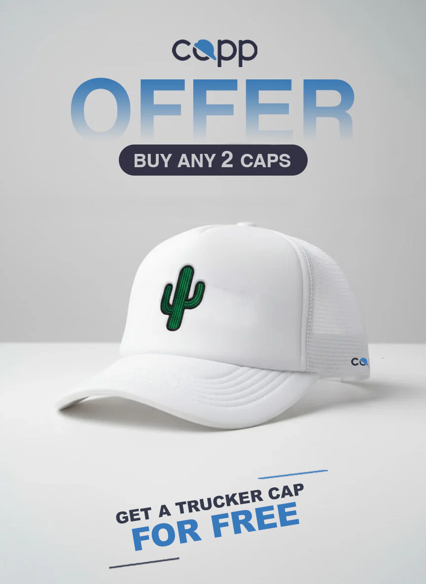 Cactus (WHITE) Trucker Cap