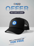 Evil Eye (BLACK)  Trucker Cap